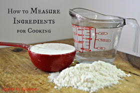 Cooking 101: How to Measure Ingredients for Cooking | Apples to Applique