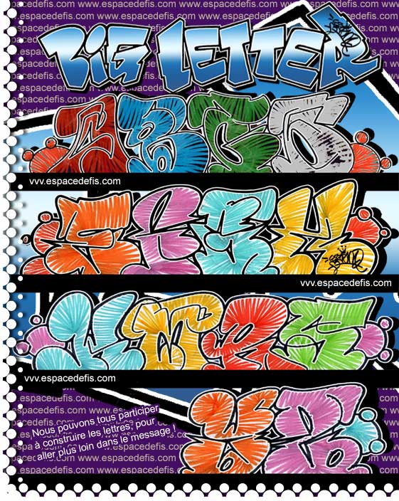 graffiti alphabet fonts. hair 3D Graffiti Alphabet