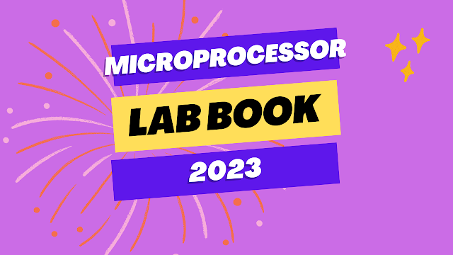 BCA Second semester Microprocessor and Computer Architecture Lab Report PDF