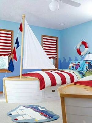 Camas veleros de dormitorio infantil