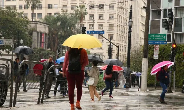 Fim de semana terá frio e chuva na capital paulista; veja previsão