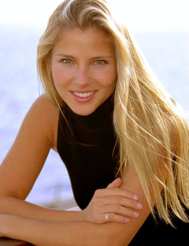 Spanish actress Elsa Pataky of part Romanian heritage and with bleachblond