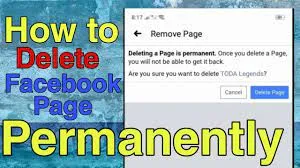 How to Delete Facebook Page Permanently