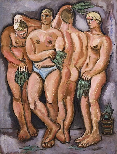 Marsden Hartley (1877-1943) Sauna finlandais-yankee, 1938. Collection du Weisman Art Museum de l'Université du Minnesota