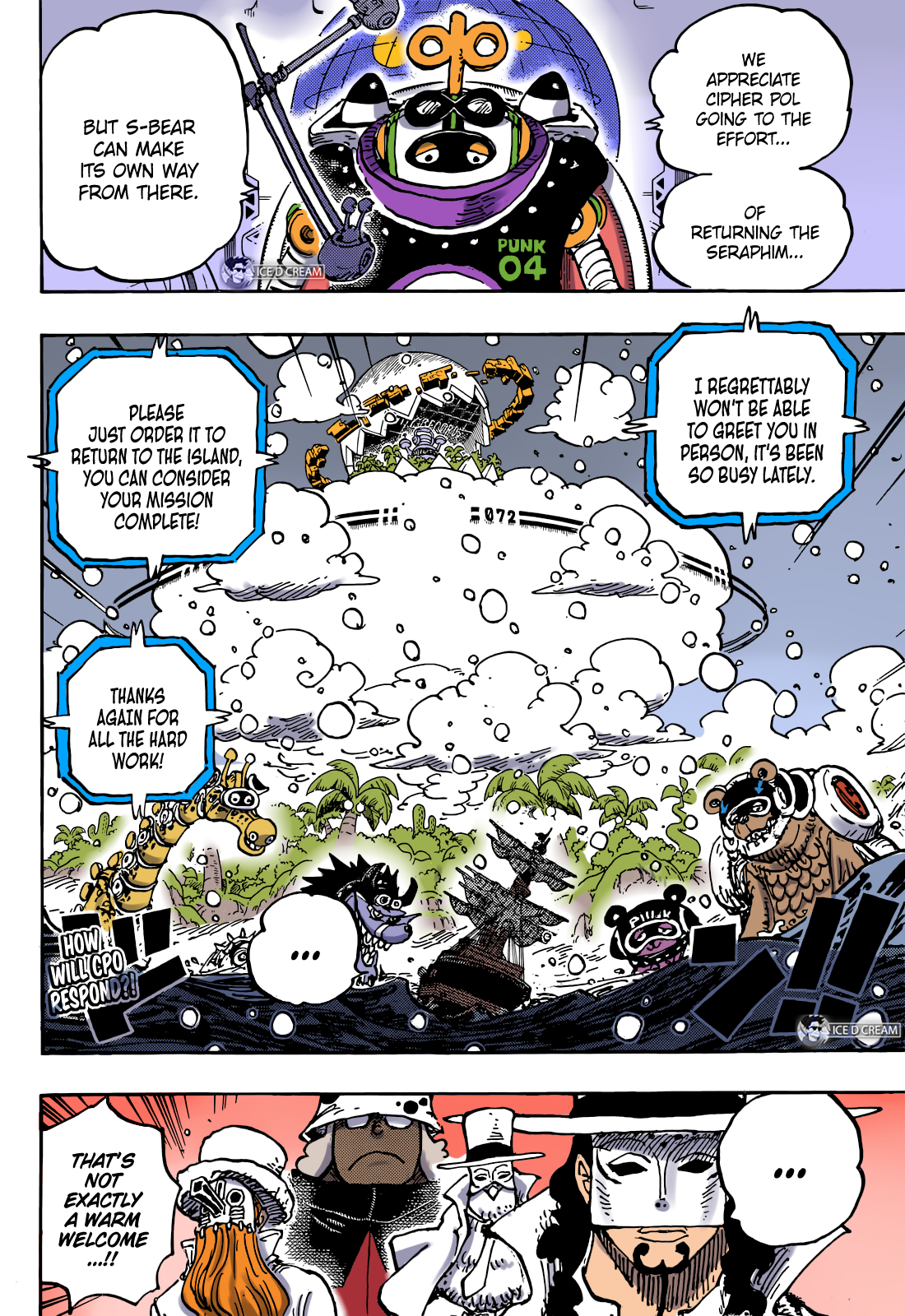 One Piece Chapter 1068 A Genius Dream Colored Full