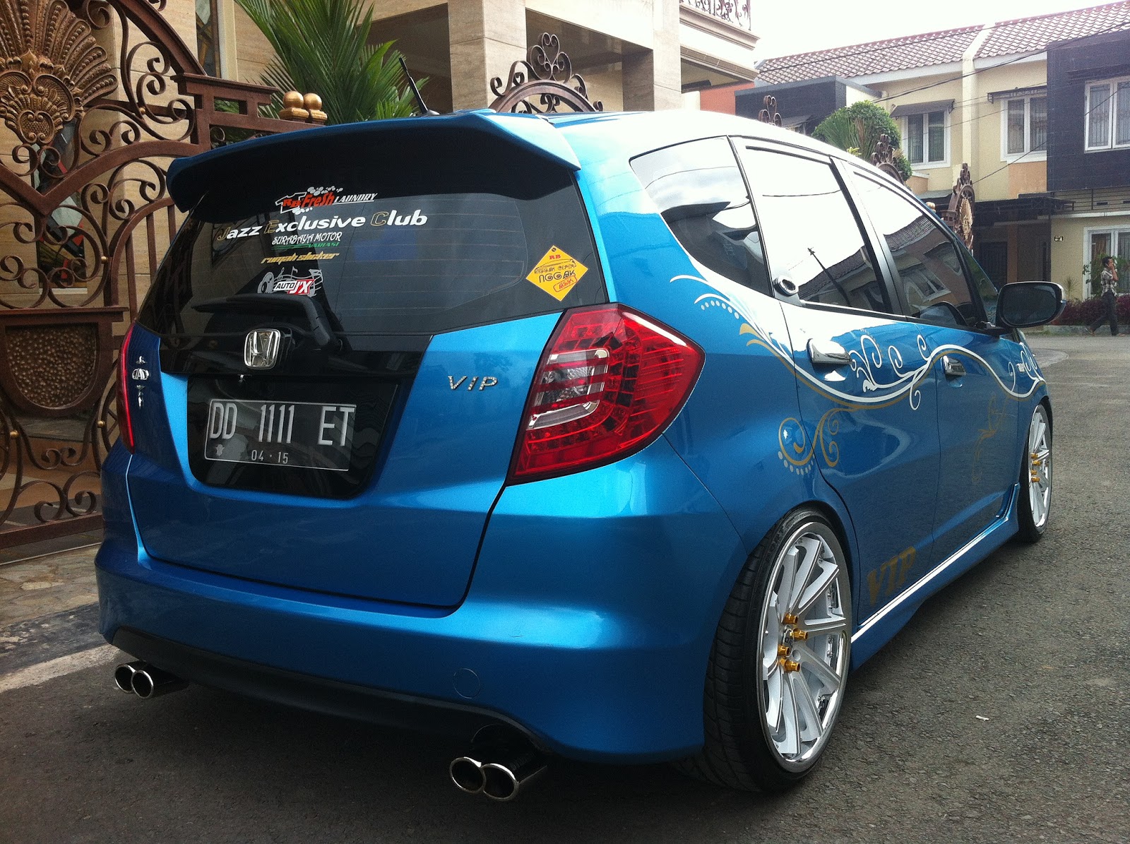 Modifikasi Mobil Ceper New Honda Jazz Warna Cobalt Blue | All Modify