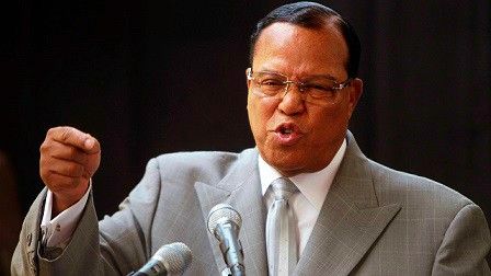 The nation of Islam leader, Minister Louis Farrakhan