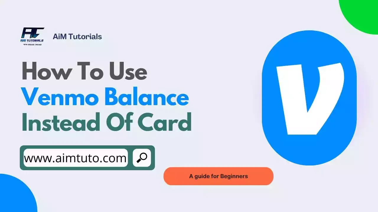 how to use venmo balance instead of card