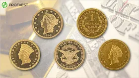 Золотой доллар США: история и цена