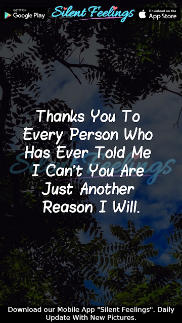 Thanks You To  Every Person Who  Has Ever