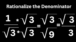 rationalize denominator