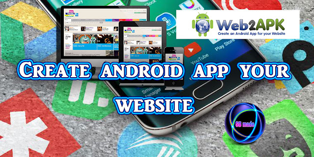 Create free android application your website