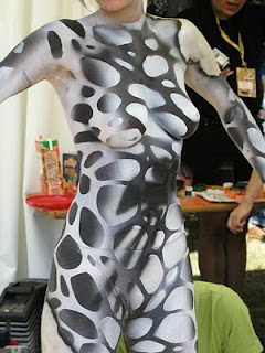 Abstract Art Body Painting