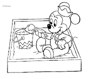 Desenhos do Bebê Mickey para Colorir