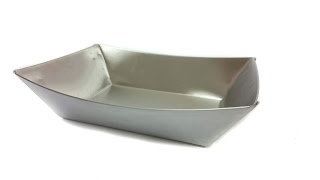 serving tray, stainless tray, metal plate, bread plate