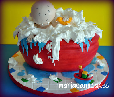 Caillou Birthday Cake on Maria Cano Cakes  Sus Personajes Favoritos