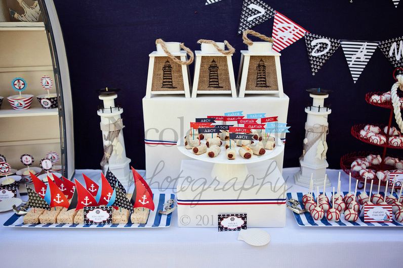 A Summer Nautical  Birthday  Party  Party  Ideas  Party  
