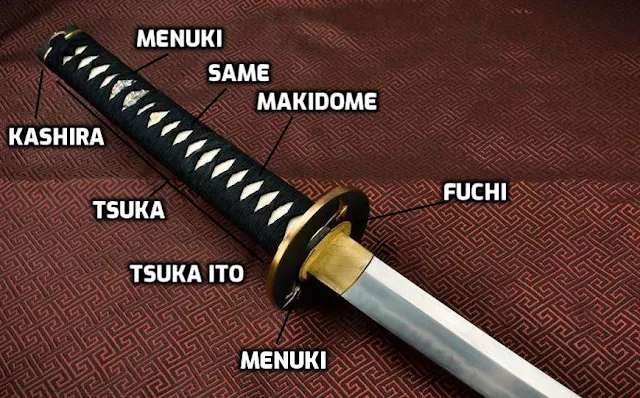 Anatomy of a Katana Sword