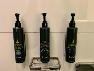 Bath amenities by Drybar