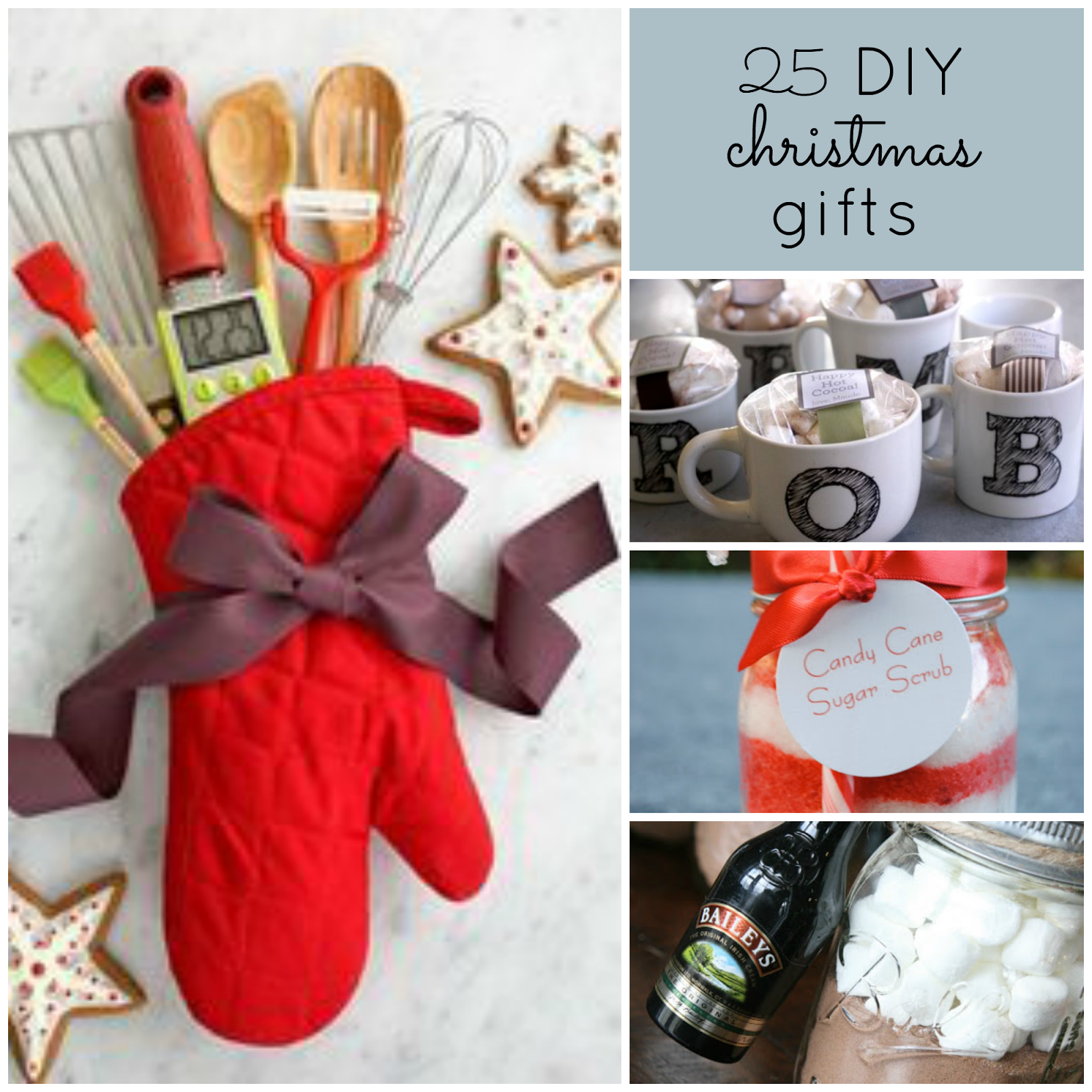 The Upstairs Crafter Good  Ideas  25 DIY  Christmas  Gifts