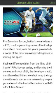 PES 2013 Skills Guide For Android