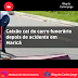 Caixão cai de carro funerário depois de acidente em Maricá