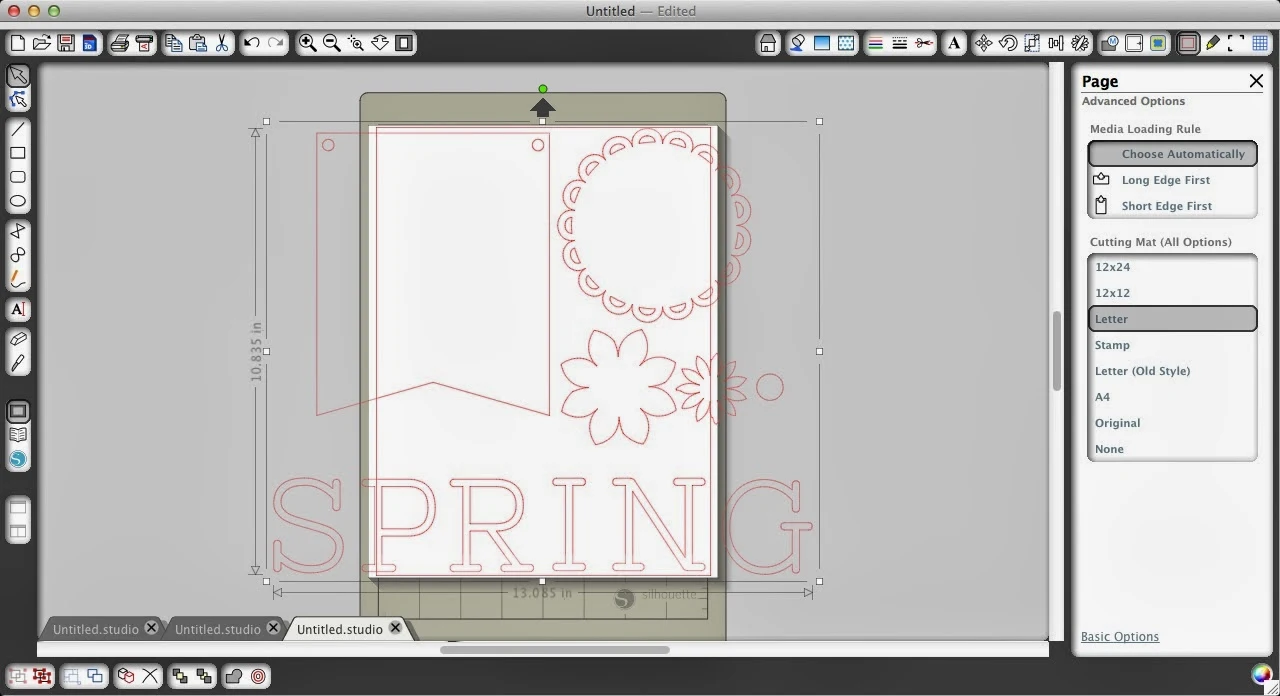 Spring, flowers, paper, banner, Silhouette Studio, Silhouette tutorial