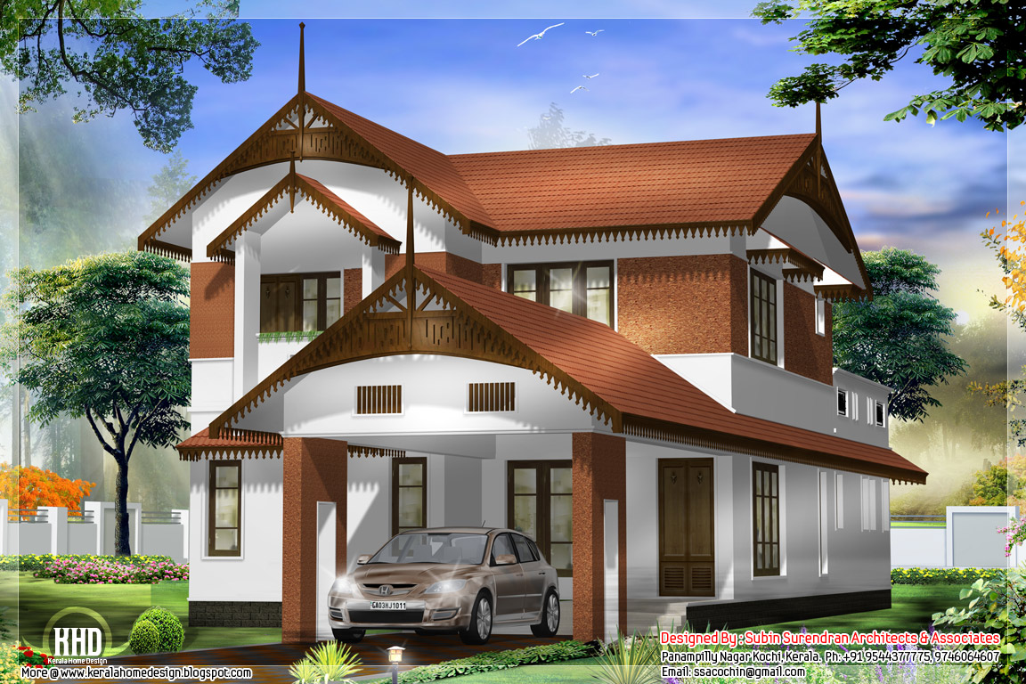 Awesome Kerala  style  home  architecture Kerala  home  