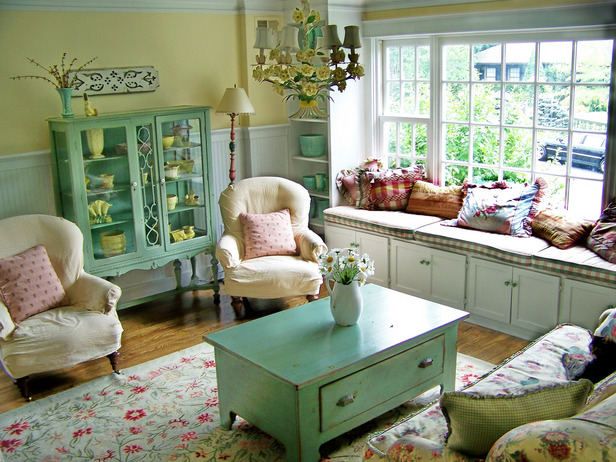 Cottage Living Room Decorating Ideas - Home Interior Concepts