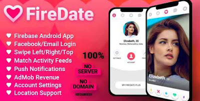 Download FireDate v1.0.2 - Android Firebase Dating Application