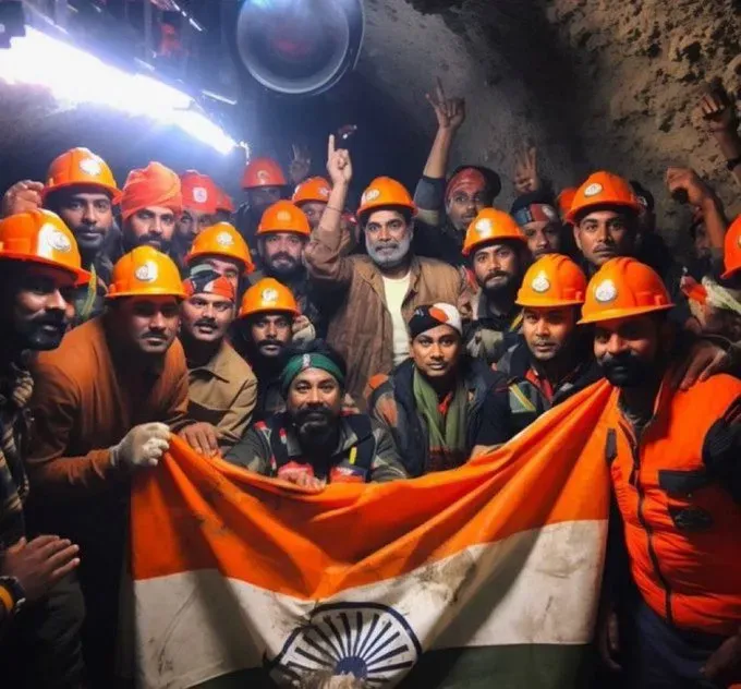 41 Workers Rescued from Uttarakhand Tunnel Collapse in Incredible Mission