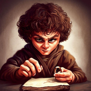 Frodo Baggins from the Lord of the Rings