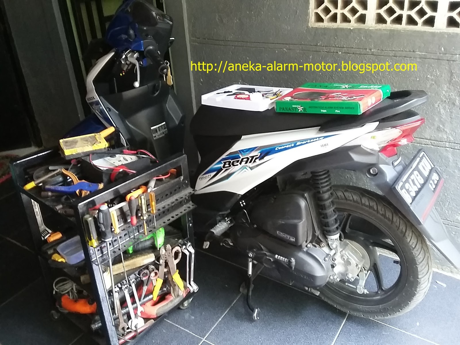 Aneka Alarm Motor  Cara  pasang alarm motor  remote pada 