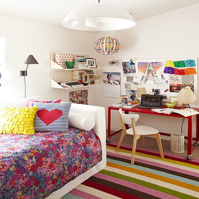 Colorful Teenage Girl Bedroom Ideas