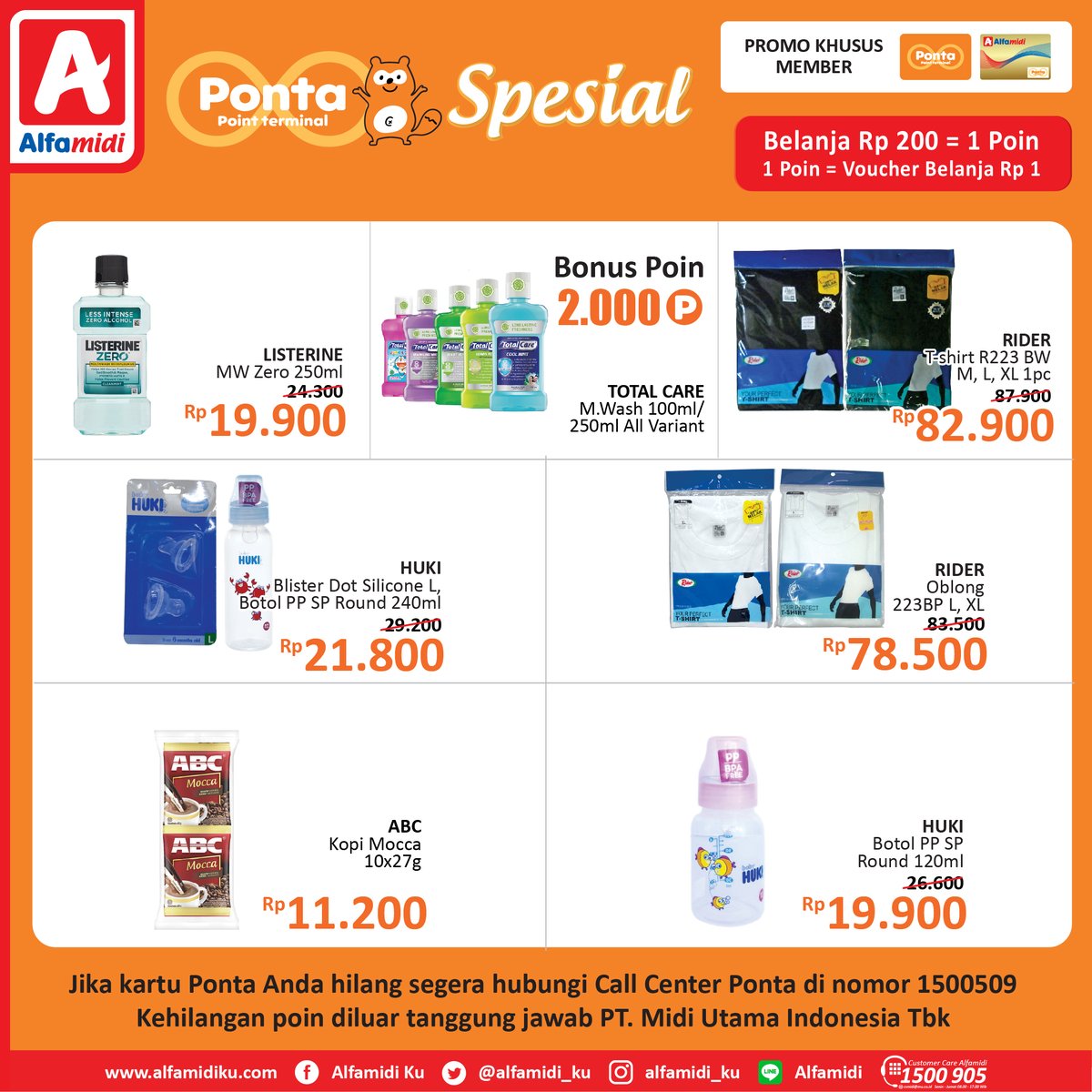 #Ponta - #Promo #Katalog Spesial Harga Belanja di Alfamidi (s.d 15 Maret 2019)