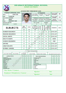 How to Generate School Result Report Card with MS EXCEL