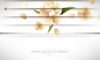 シャッター スタイルの花の背景 creative shutters style floral background イラスト素材