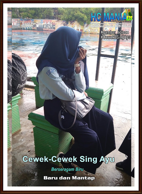 Gambar Siswa-Siswi SMA Negeri 1 Ngrambe Cover Biru - Buku Album Gambar Soloan Edisi 9