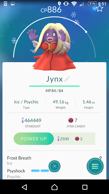 迷唇姐 Jynx 配招最佳技能 - Pokemon GO寶可夢