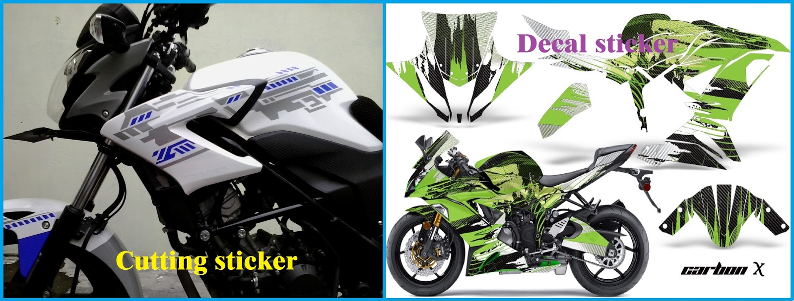 Cutting Sticker VS Decal Sticker Bagus Mana