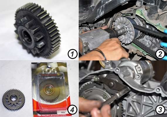 Replace Tooth Starter Yamaha Mio For Bore Up Machine 