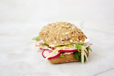 spring vege sandwich