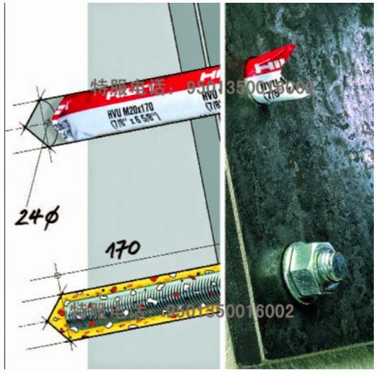 Jual Perekat Cor Beton Hilti HVU