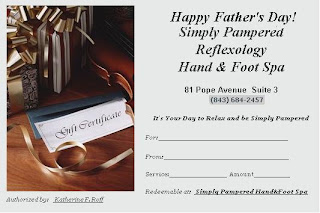Fathers Day Gift Certificates