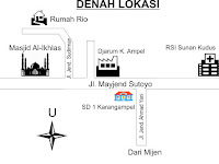 Contoh Denah Lokasi Rumah Ke Sekolah