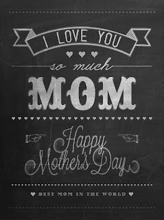 Classic background of Happy mothers day hd image wirh i love you on top and wishes on below