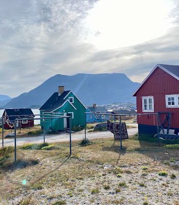 clothesline in Nanortalilk Greenland
