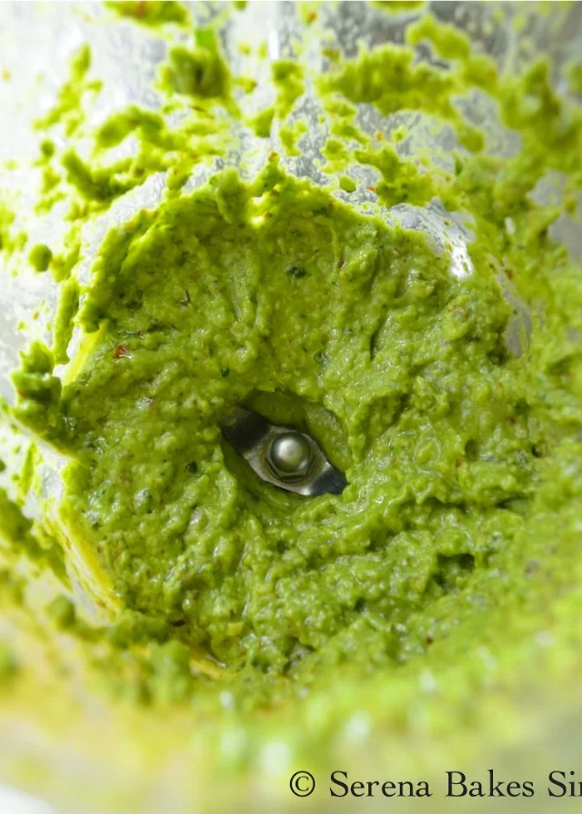 Basil Almond Pesto from Serena Bakes Simply From Scratch.