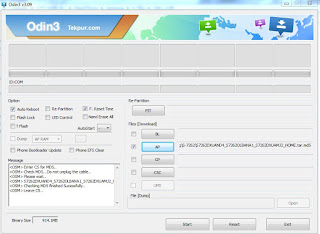 Cara Flashing Samsung GALAXY Star Pro GT-S7262 Odin dengan v03.09