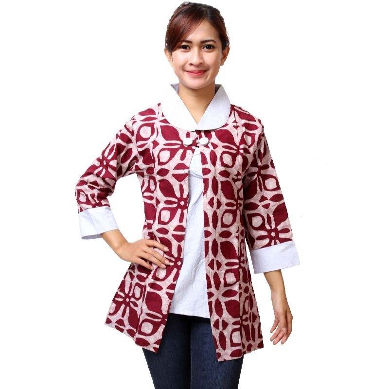 25 Model Baju Batik Kantor Terbaru Bulan Ini  1000+ Model 